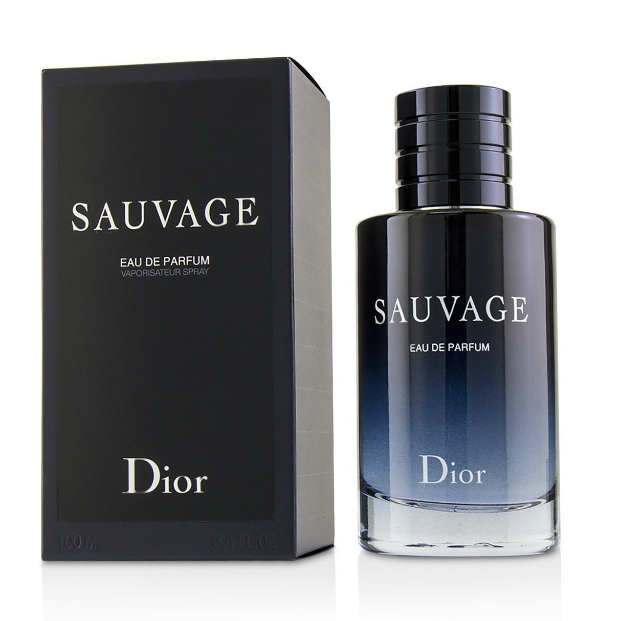 Christian Dior Sauvage Eau De Parfum 100ml - a bold, aromatic fougere fragrance with fresh spice and warm wood notes.