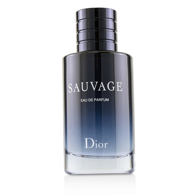 Christian Dior Sauvage Eau De Parfum Spray 100ml features bold notes of pepper, bergamot, and a warm cedar base for men.