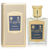 Floris Chypress Eau De Toilette Spray in a 50ml bottle, a fresh unisex fragrance blending citrus, floral, and warm notes.