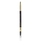 Lancôme Brow Shaping Powdery Pencil in #08 Dark Brown, double-ended with pencil and grooming brush for defined, fuller brows.