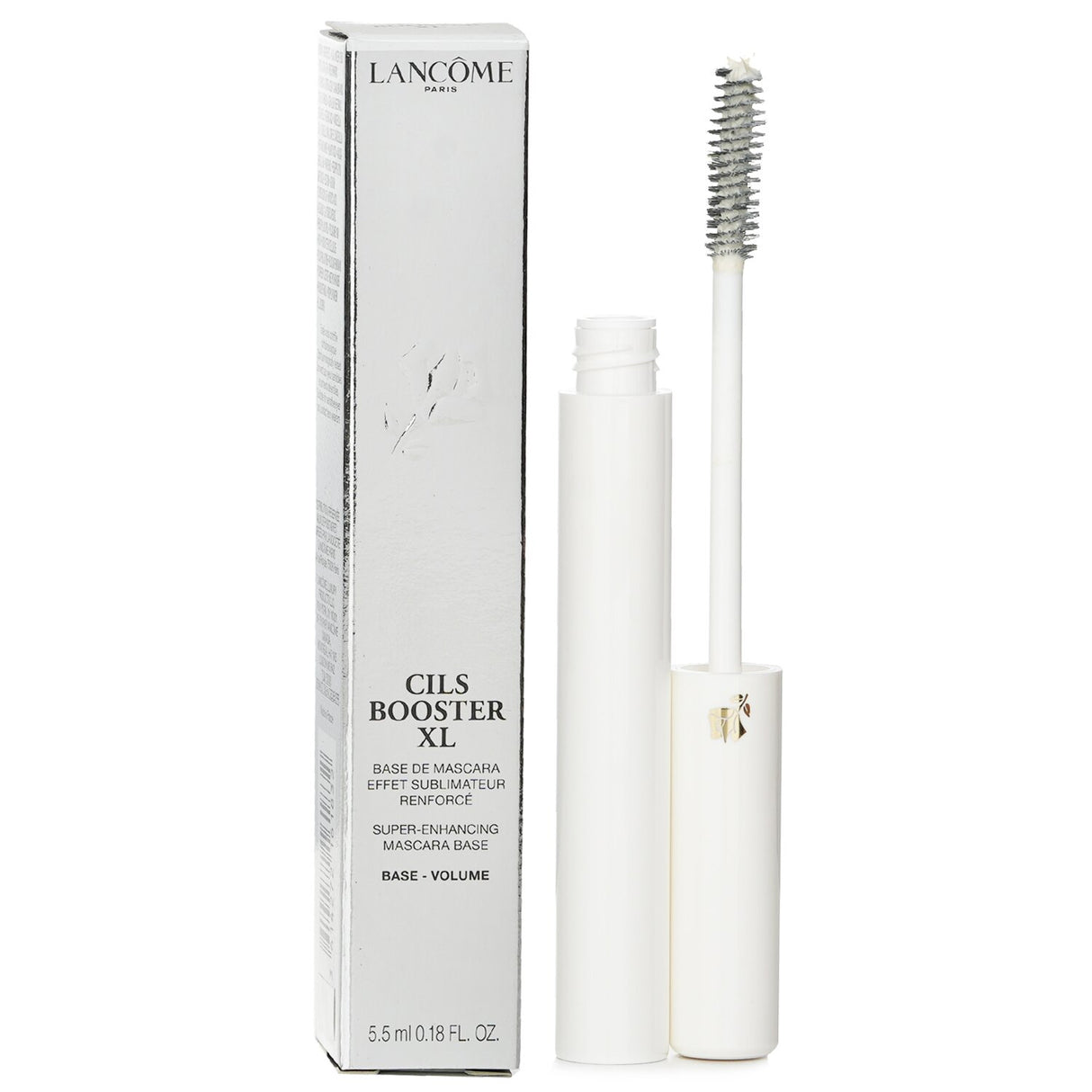 Nourishing mascara primer enhancing lashes, infused with micro-fibers and Vitamin E for added length and thickness.