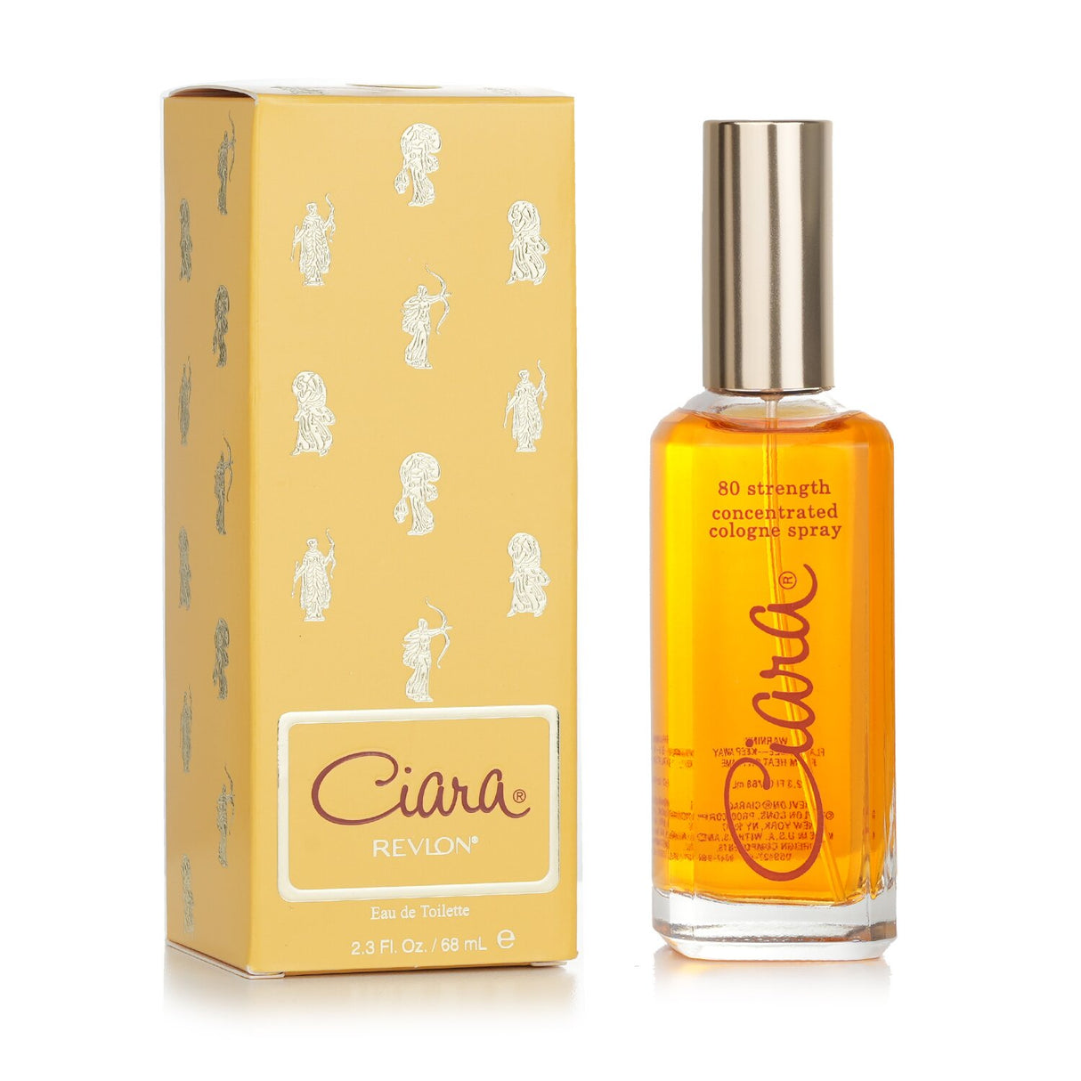 Revlon Ciara 80 Strength Cologne Spray, 68ml; an oriental fragrance with rich notes of citrus, floral, and warm woods.