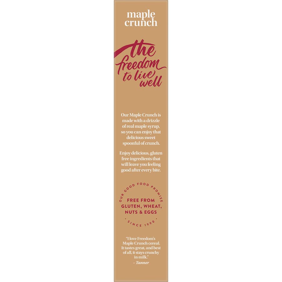 Freedom Classic Cereal Maple Crunch Gluten Free