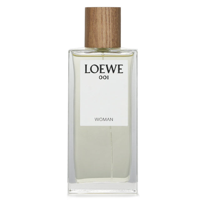 Elegant 100ml Loewe - 001 Eau De Parfum spray featuring floral notes of jasmine, bergamot, and vanilla for modern women.