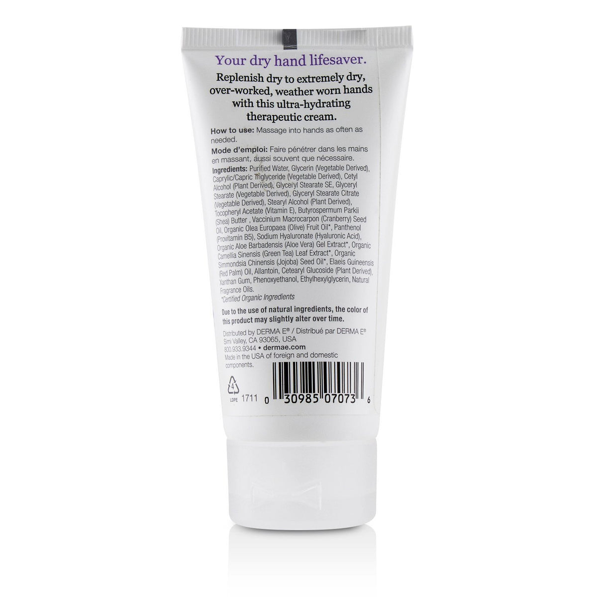 Derma E Vitamin E Lavender &amp; Neroli Therapeutic Moisture Shea Hand Cream