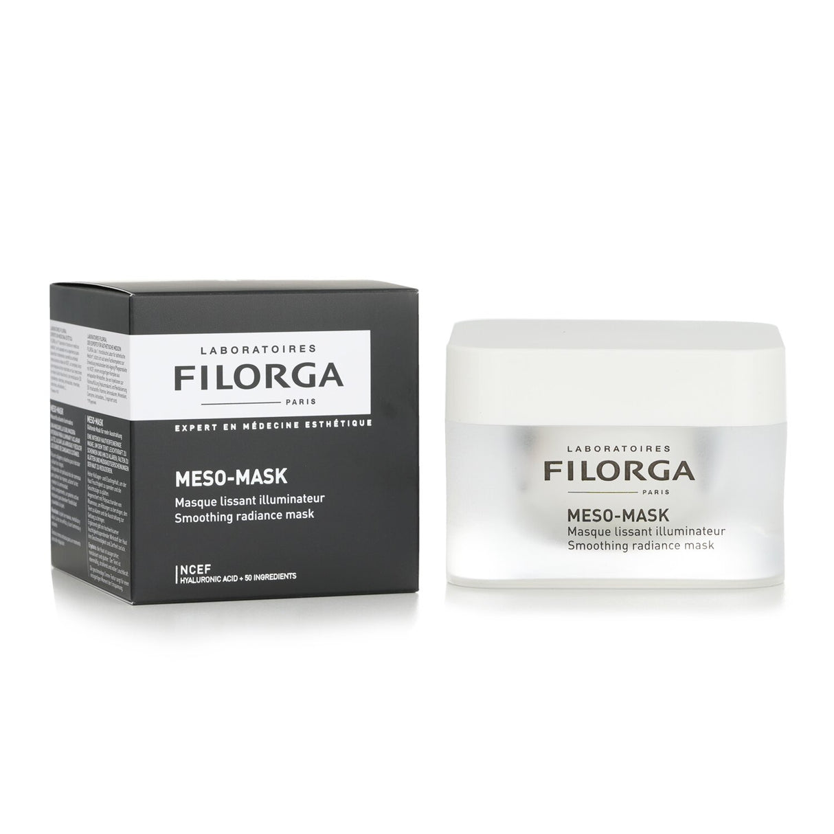 Filorga Meso-Mask in 50ml, a brightening cream mask that hydrates, soothes, and revitalizes tired skin for a youthful glow.