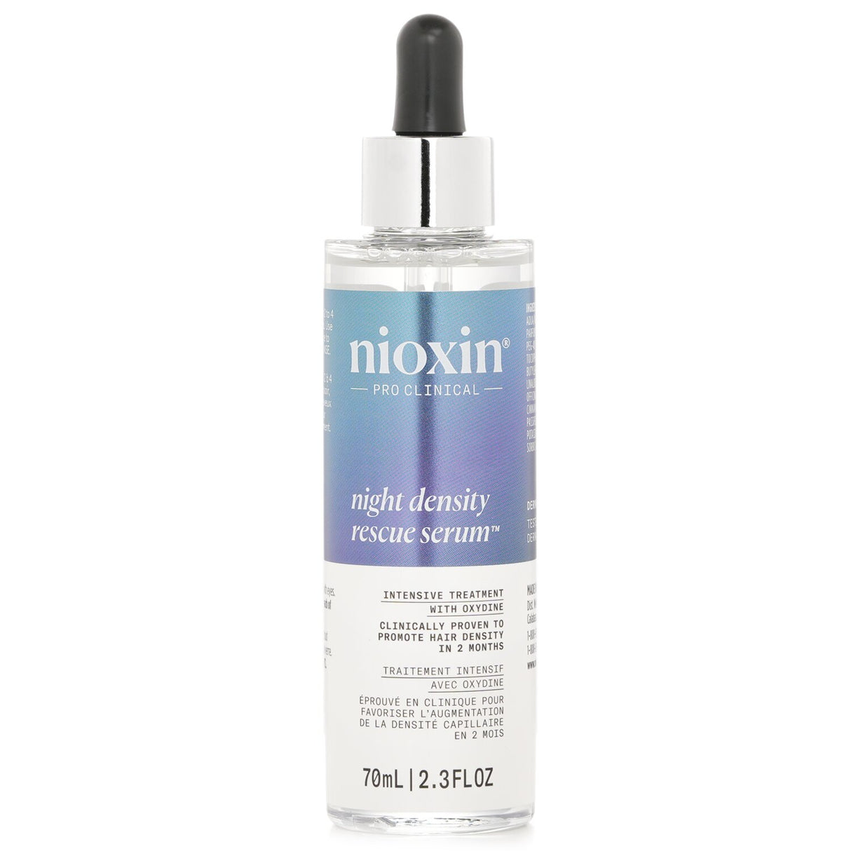 Nioxin Night Density Rescue Serum Intensive Treatment with Oxydine 70ml/2.4oz