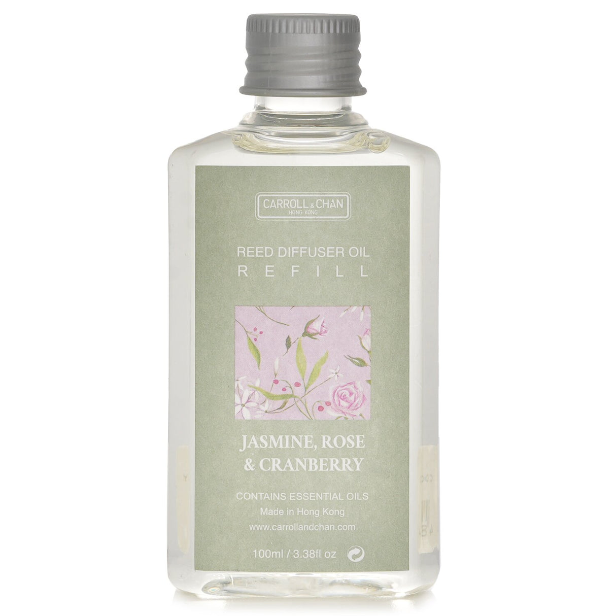 Carroll & Chan Reed Diffuser Refill - Jasmine, Rose & Cranberry 100ml/3.