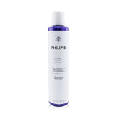 "Philip B Icelandic Blonde Shampoo for toning and brightening blonde, gray, and silver hair; eliminates brassiness and enhances shine."