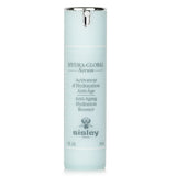 Sisley Hydra-Global Serum in 30ml bottle, an anti-aging hydration booster for a youthful glow and improved skin texture.