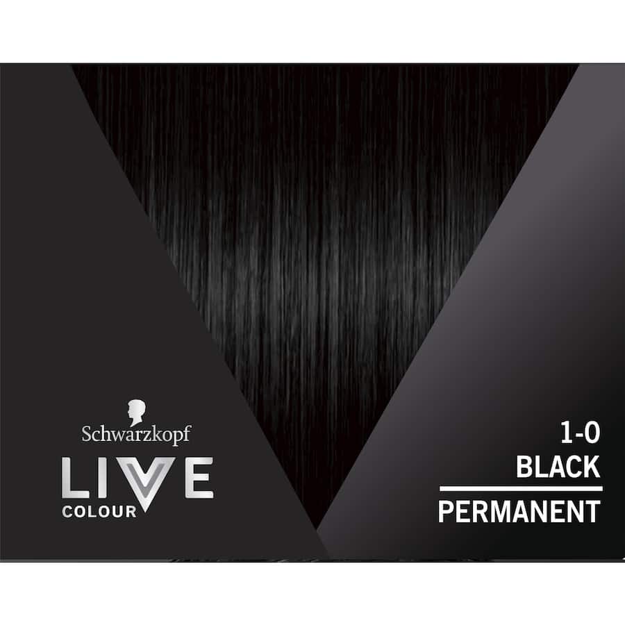 Schwarzkopf Live Colour Permanent Hair Colour Black