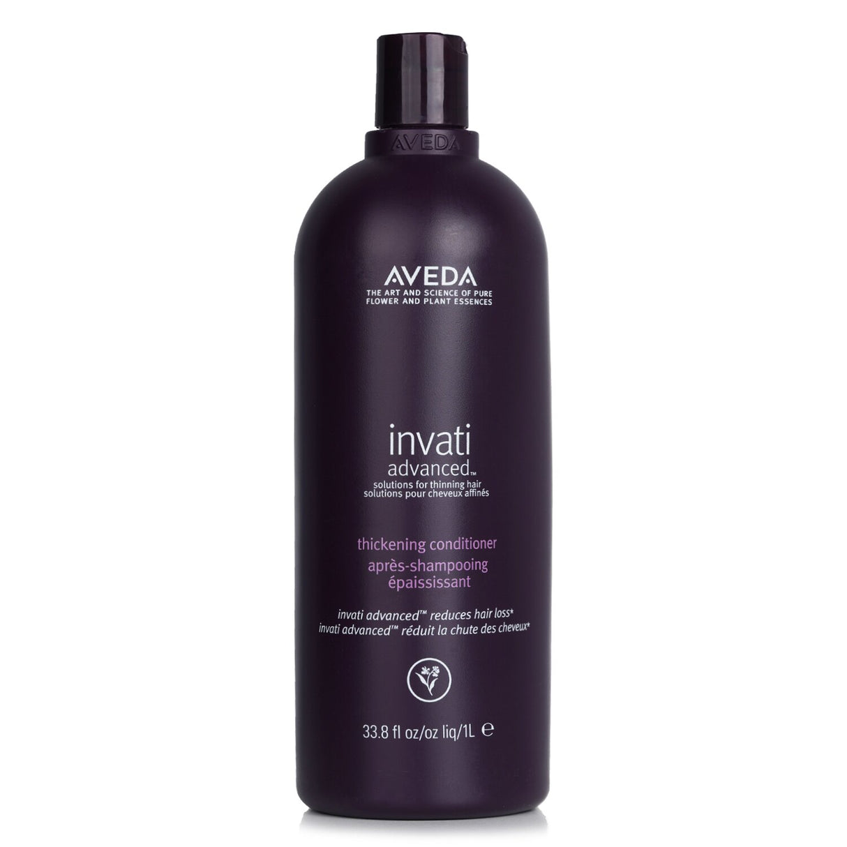 Aveda Invati Advanced Thickening Conditioner enhances thinning hair with organic Amla, amino acids, and soothing plant oils.