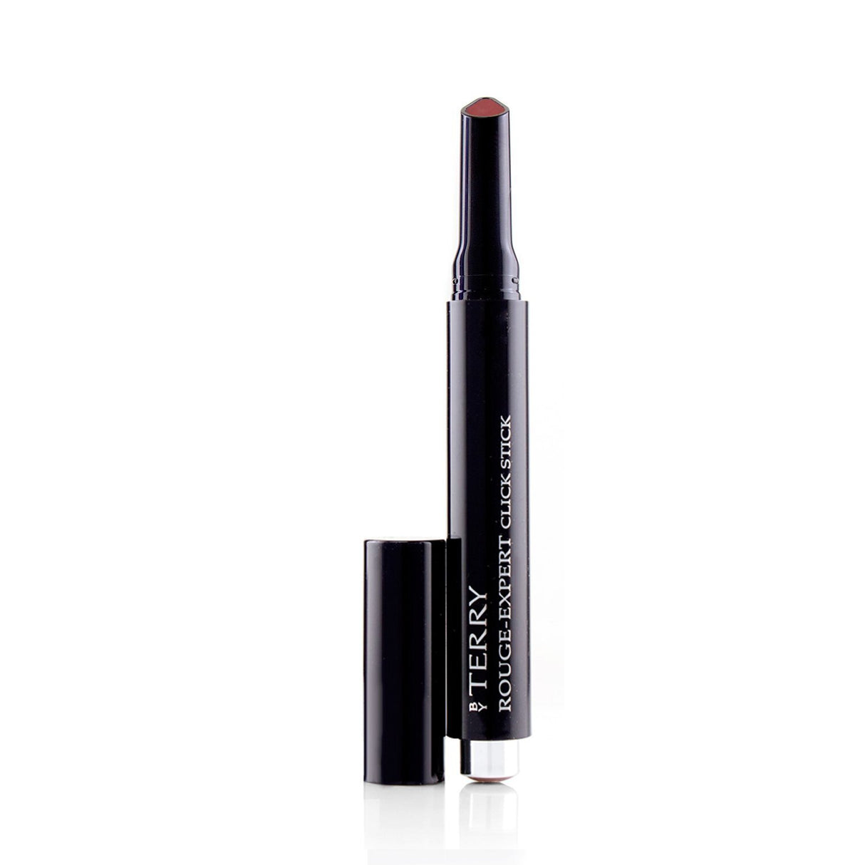 By Terry Mystic Red lipstick in a hybrid format, featuring an ergonomic tip for precise application and rich, nourishing color.