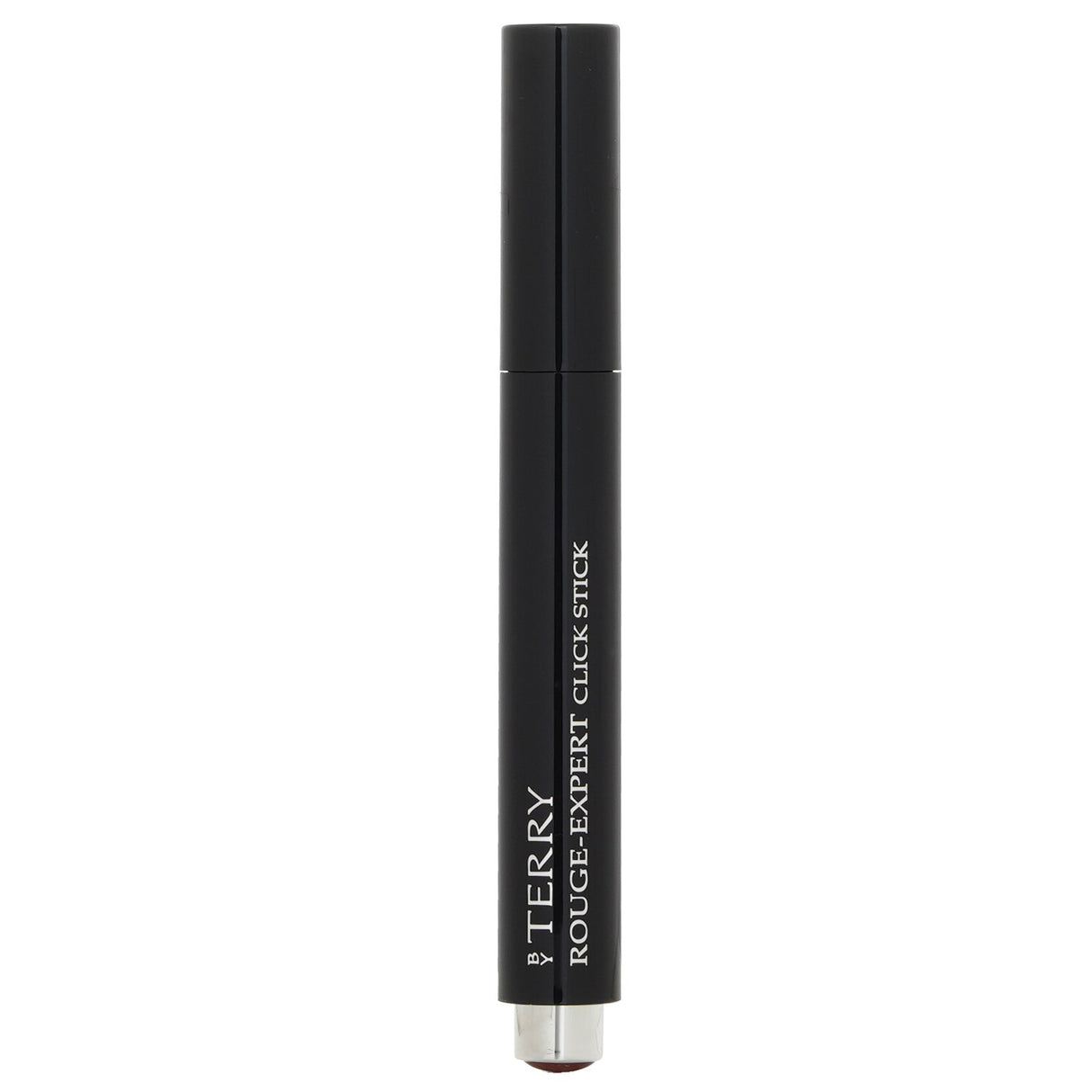 By Terry Rouge Expert Click Stick in #25 Dark Purple, creamy, highly-pigmented lipstick for bold, long-lasting color and precision.