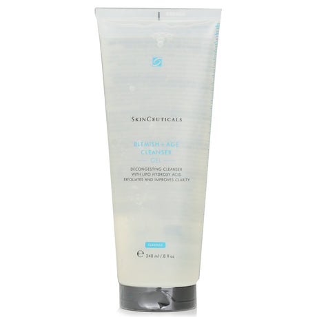 Exfoliating gel cleanser with Glycolic and Salicylic Acid for clear, smooth, and radiant skin, 240ml size.