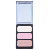 Cargo Contour Palette in #Malibu features 3 blending shades for highlighting, contouring, and adding a rosy flush.