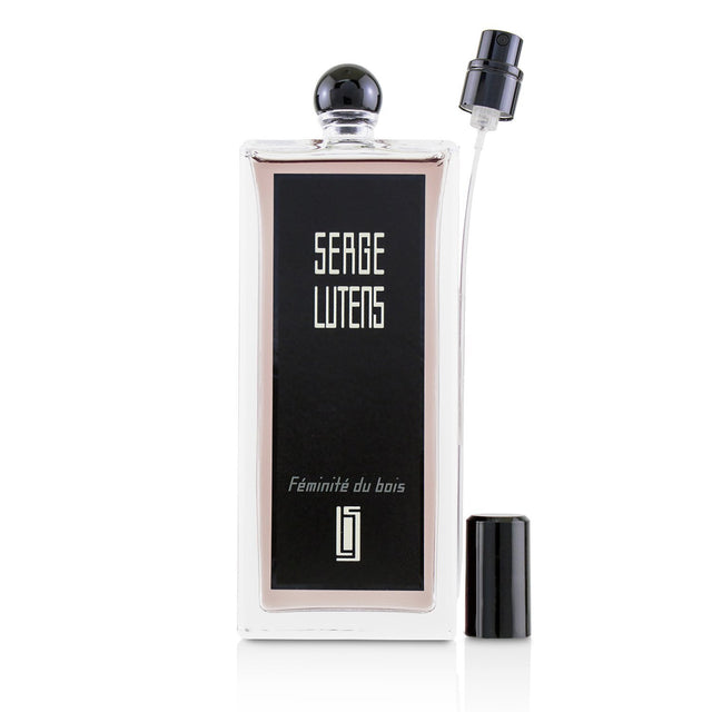 Serge Lutens Feminite Du Bois 100ml Eau De Parfum features a sweet, woody scent with rose, cedar, and vanilla for romantic allure.