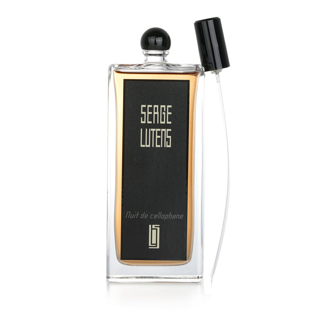 Serge Lutens Nuit De Cellophane Eau De Parfum in a 100ml bottle, showcasing a fruity-floral scent for elegant women.