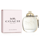 Floral Coach Eau De Parfum Spray 90ml, inspired by NYC, with raspberry, Turkish rose, and warm suede notes.