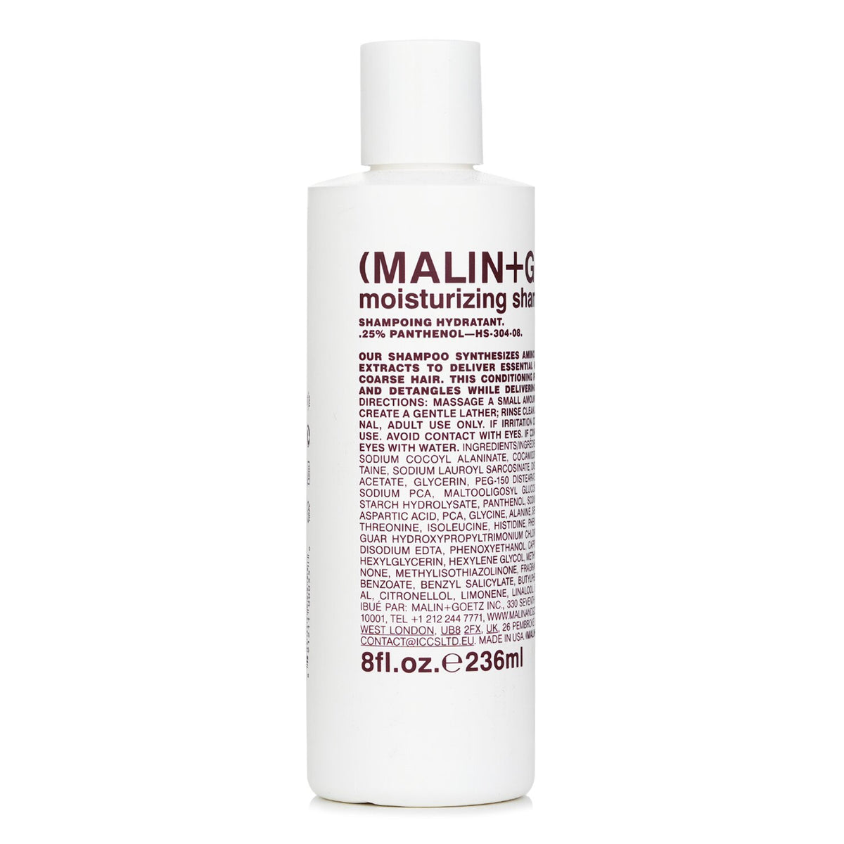 MALIN+GOETZ Moisturizing Shampoo.  236ml/8oz