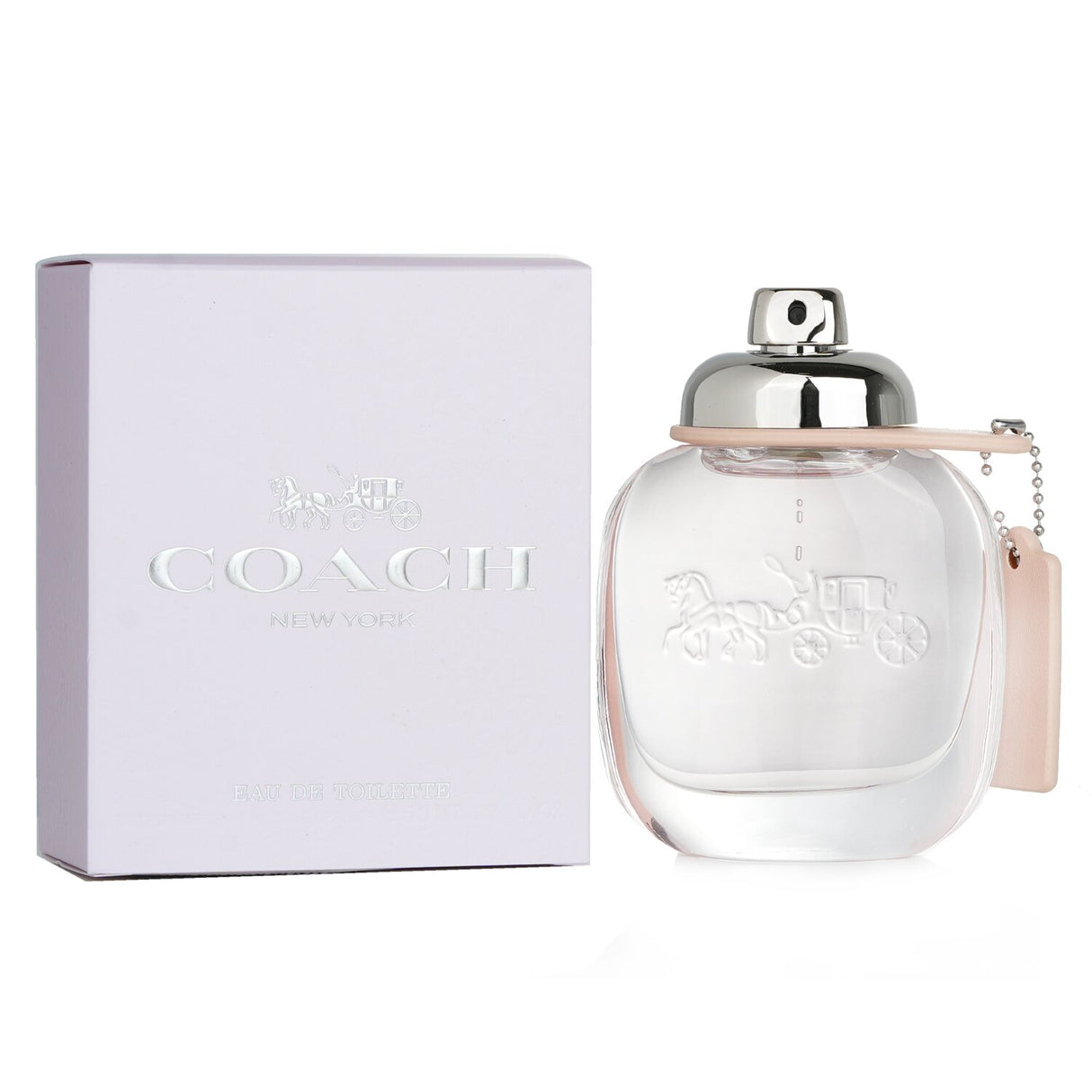 Coach Eau De Toilette Spray, a 50ml floral fruity scent for modern women, featuring pear, rose, and warm cedar notes.