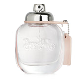 Coach Eau De Toilette Spray 50ml: Floral fruity fragrance with pear, rose, and sandalwood notes; perfect for spring and summer.