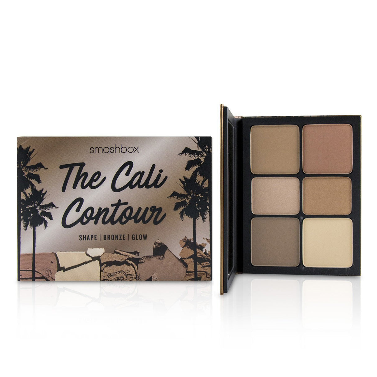 Smashbox - The Cali Contour Shape/ Bronze/ Glow Palette  - 20.56g/0.69oz