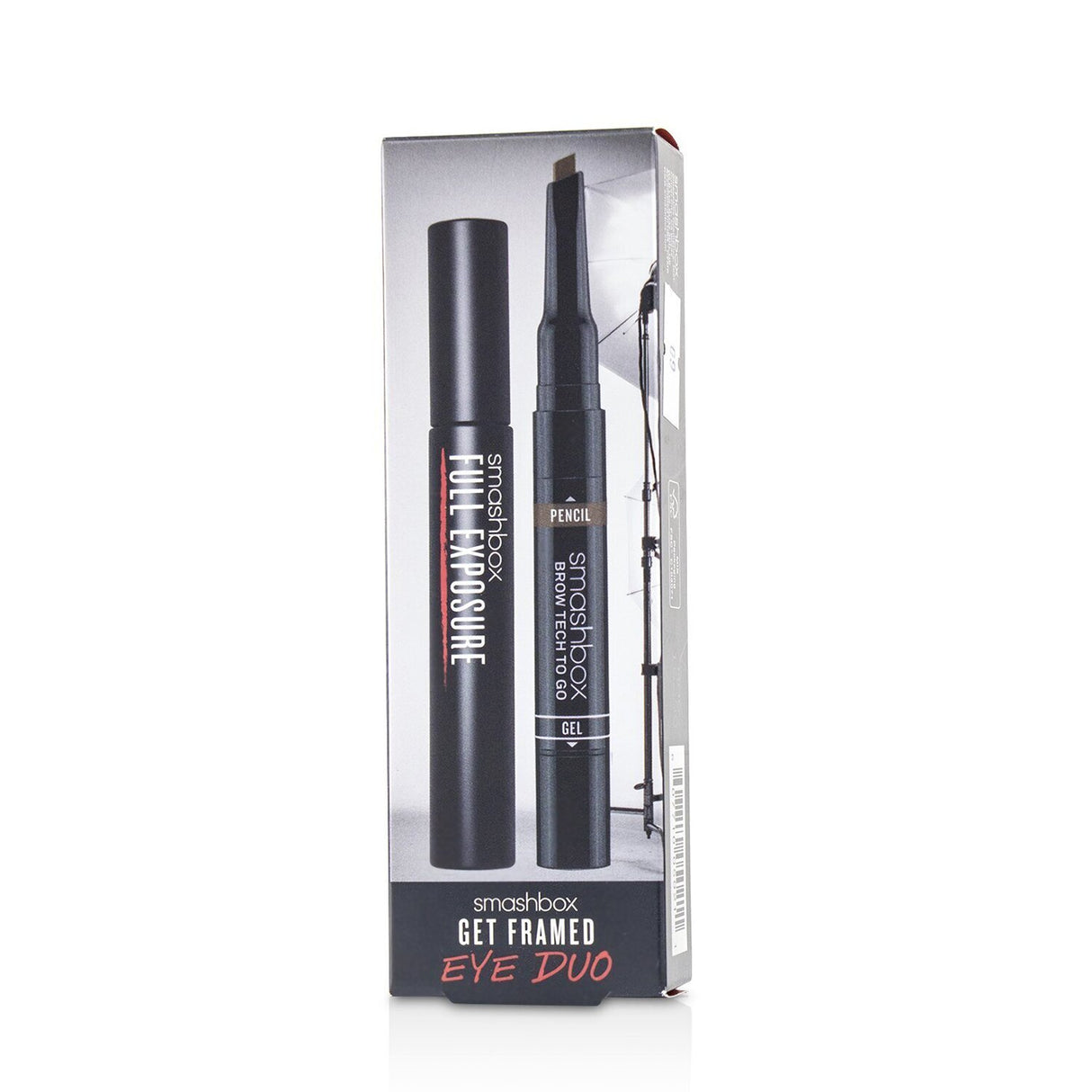 Smashbox Get Framed Eye Duo Set featuring Full Exposure Mascara and Brow Tech To Go for defined eyes and full brows.