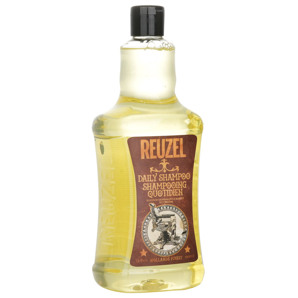 Reuzel Daily Shampoo 1000ml: Men's multi-action shampoo that cleanses, moisturizes, and strengthens all hair types.