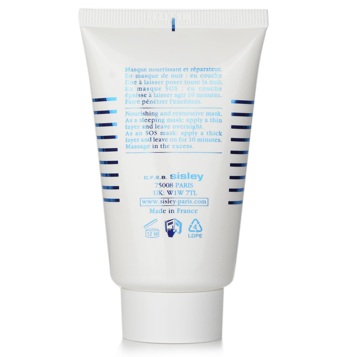 Sisley - Velvet Sleeping Mask With Saffron Flowers SOS Comfort Intense Repair  -