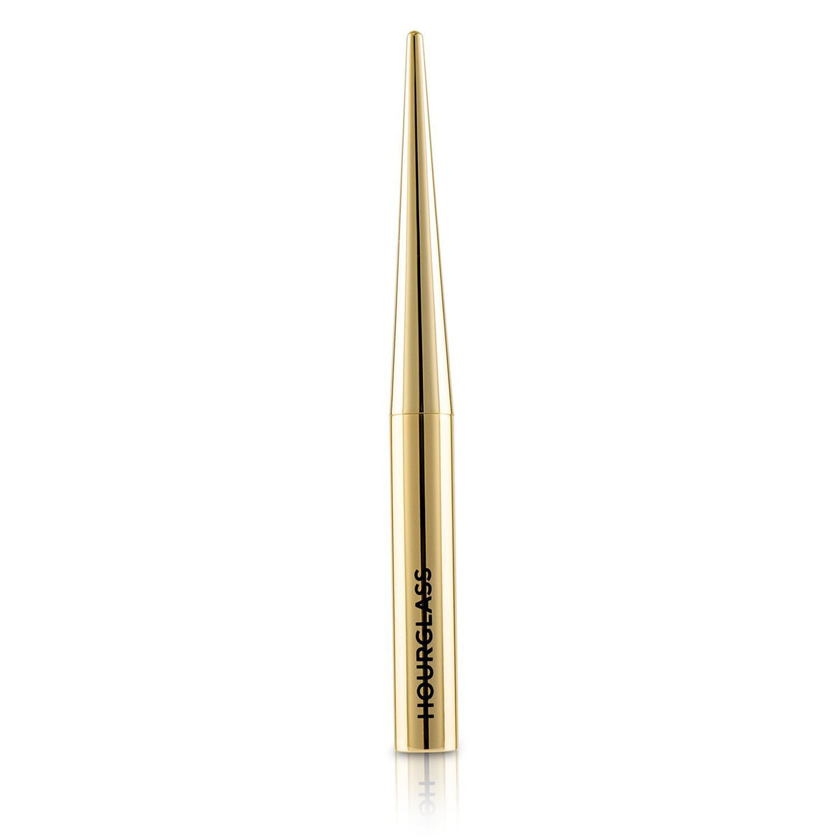 HourGlass Confession lipstick in True Plum, featuring a creamy formula in a chic gold applicator for precise lip contouring.