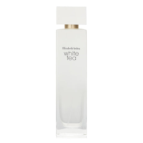 Elizabeth Arden White Tea Eau De Toilette Spray in a 100ml bottle, featuring musky-woody notes for serene daily elegance.