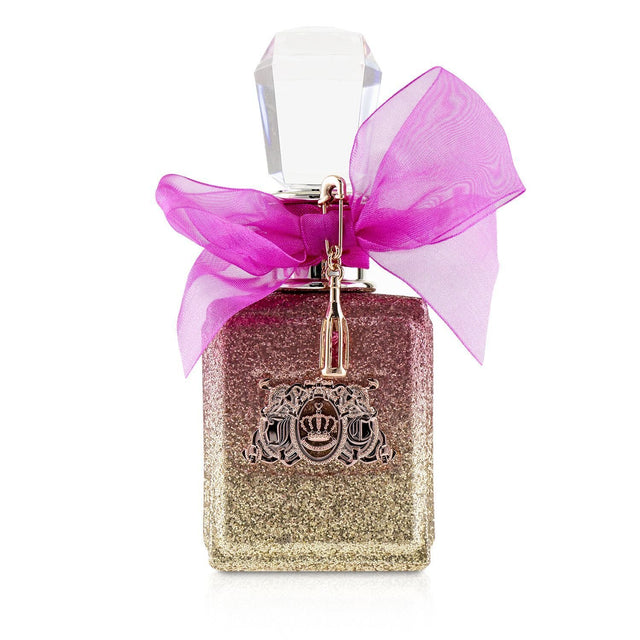 Viva La Juicy Rose Eau De Parfum in a 50ml bottle, featuring floral and fruity notes for a joyful feminine scent.