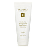 Eminence Cranberry Pomegranate Sugar Scrub in a 250ml tube, rich in antioxidants for gentle exfoliation and hydration.