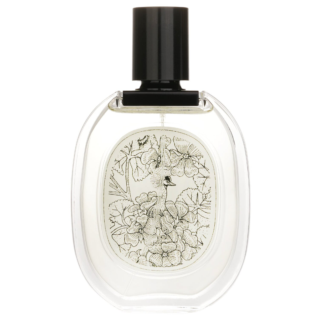 Diptyque Geranium Odorata Eau De Toilette Spray bottle showcasing a vibrant citrus floral scent suitable for all seasons.