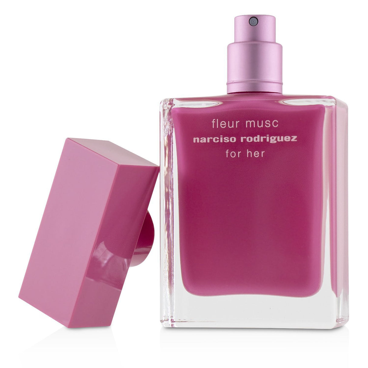 Narciso Rodriguez Fleur Musc Eau De Parfum Spray 30ml, a floral woody fragrance with pink pepper, rose, peony, and musk notes.