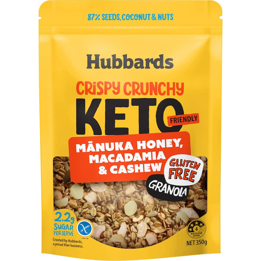 Hubbards Keto Granola Manuka Honey