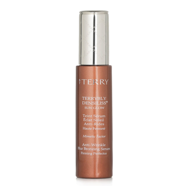 Luxury bronzing serum by By Terry for a sun-kissed glow, reducing fine lines with revitalizing skin benefits.