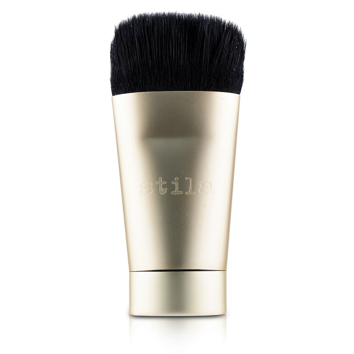 Stila Wonder Brush features a jumbo angled head and soft synthetic bristles for seamless face and body makeup application.