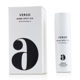 Verso Dark Spot Fix 15ml; potent dark spot corrector with Retinol 8 and Hyaluronic Acid for clearer, even-toned skin.