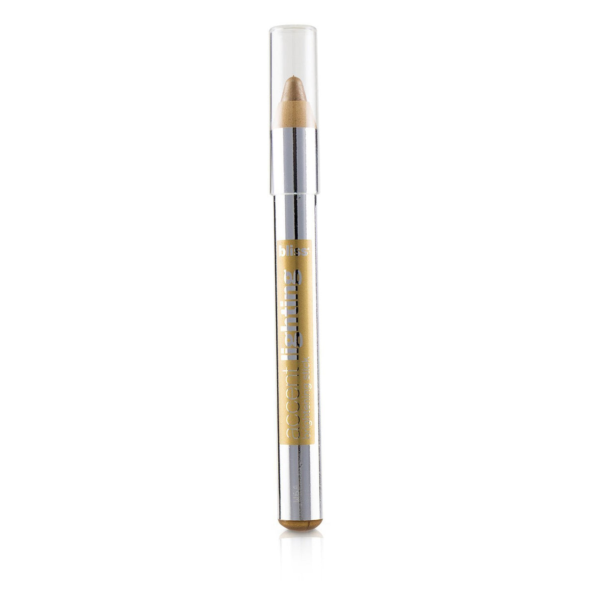 Bliss Candlelit Highlighting Stick showcases a creamy pencil for radiant skin with nourishing oils for easy application.