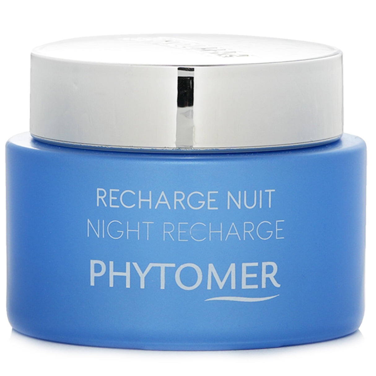 Phytomer Night Recharge Youth Enhancing Cream in a 50ml jar, designed for overnight anti-aging and skin rejuvenation.