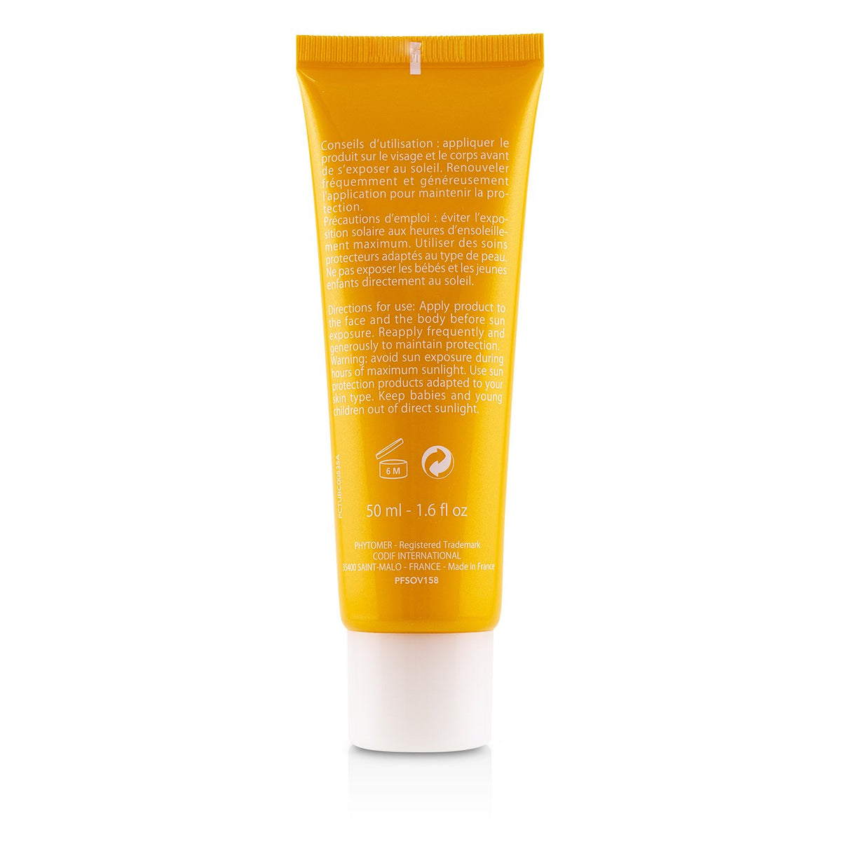 Phytomer - Sun Solution Sunscreen SPF 30 (For Face and Sensitive Areas)  - 50ml/