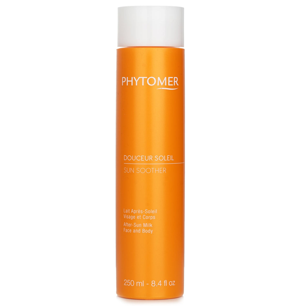 Phytomer Sun Soother After-Sun Milk in 250ml, a hydrating lotion for face and body with a calming, milky texture.