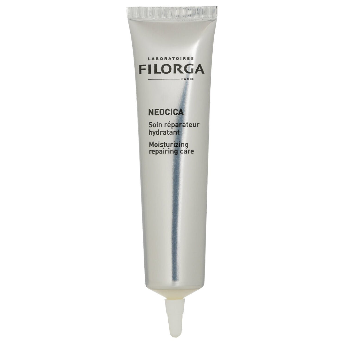 Filorga Neocica cream in 40ml offers soothing hydration for damaged skin post-procedure with a lightweight, non-oily texture.