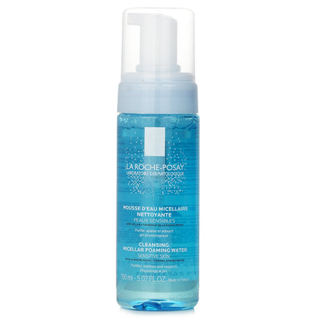 Gentle micellar foaming water for sensitive skin, removing impurities while soothing with Thermal Spring Water.