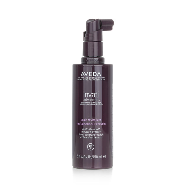 Aveda Invati Advanced Scalp Revitalizer in 150ml, a treatment for thinning hair, promotes fullness and revitalizes the scalp.