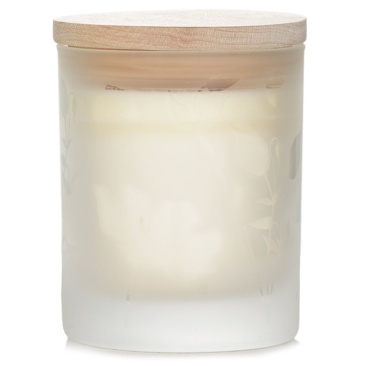 Aromatic candle in frosted glass, infused with essential oils for relaxation, offering 35 hours of soothing Oriental Comfort scent.