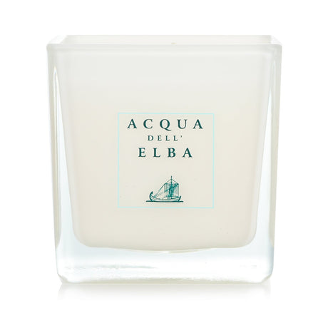Scented candle by Acqua Dell'Elba in Isola D'Elba, providing up to 60 hours of soothing Mediterranean fragrance.