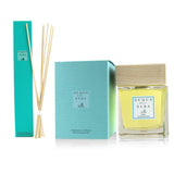 Home fragrance diffuser in elegant glass bottle, delivering refreshing Isola Di Montecristo scent to elevate your space.